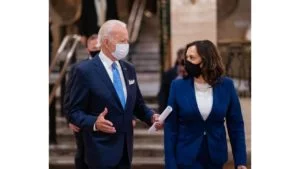Le futur président des Etats-Unis et la future vice-présidente
