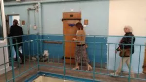 Étage où étaient incarcérés les résistants fusillés à Caen le 6 juin 1944